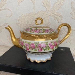 Mother's Day Roses from Marshall Fields History - Exquisite Limoge Teapot